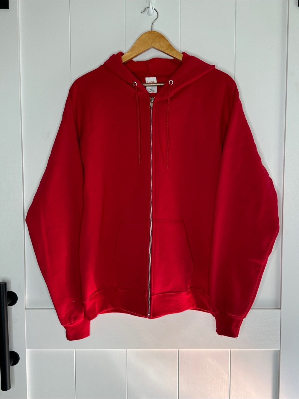 Hanes Red EcoSmart Hooded Sweatshirt